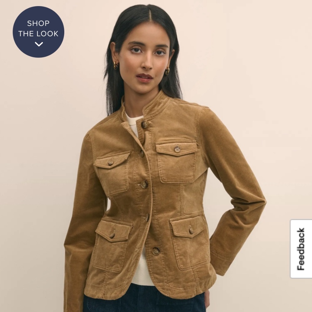 BROOKS BROTHERS CAMEL COTTON CORDUROY JACKET - NWT (SIZE XXS)